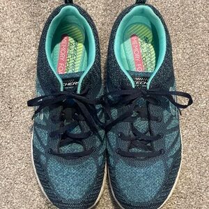 Skechers Women's Teal Athletic Shoes